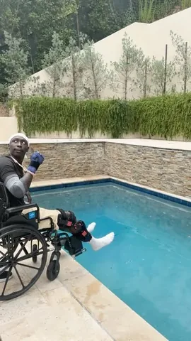 khaby00 Instagram post about Jumping mishap