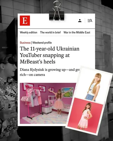kidsdianashow Instagram post about Media feature