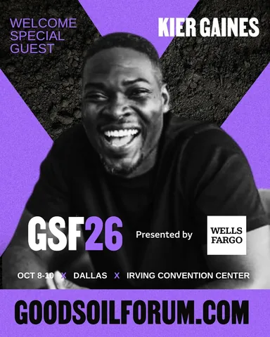 kiergaines Instagram post about Business conference