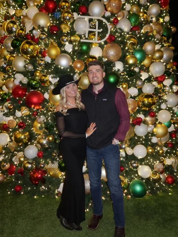 kinsysmith Instagram post about Christmas celebration