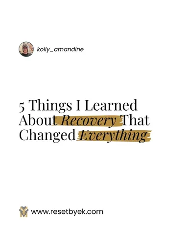 kolly_amandine Instagram post about Recovery and performance