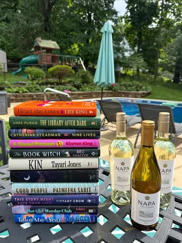 kraysbookclub Instagram post about Sponsored wine promotion