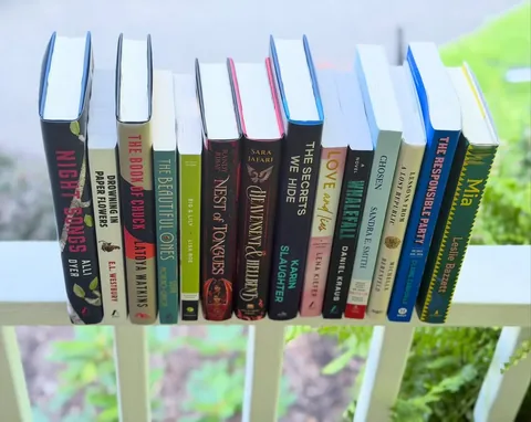 kraysbookclub Instagram post about Book stack and reading priority