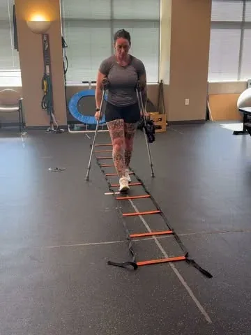 krispy_kremez Instagram post about ACL recovery