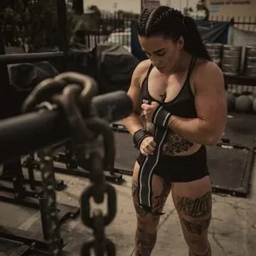 krispy_kremez Instagram post about Strength training program