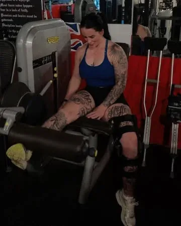 krispy_kremez Instagram post about Post surgery training
