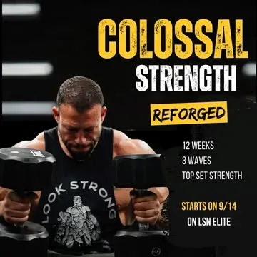 krispy_kremez Instagram post about Strength training program