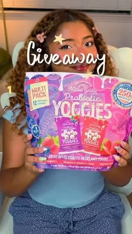 krystalogytv Instagram post about Yoggies gaming snack giveaway