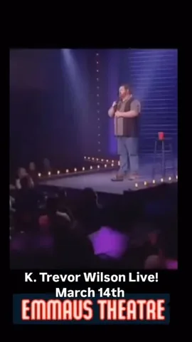 k.trevorwilson Instagram post about Live comedy event