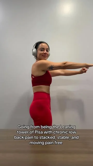 kweenkathy Instagram post about Posture and chronic low back pain