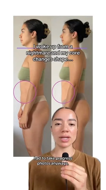 kweenkathy Instagram post about Stress, breathing, and posture