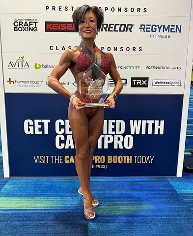 kwright_0207 Instagram post about Figure competition victory