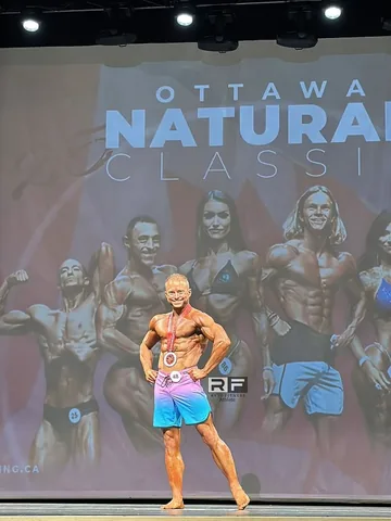 kwright_0207 Instagram post about Bodybuilding competition victory