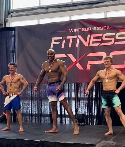 kwright_0207 Instagram post about Bodybuilding competition victory