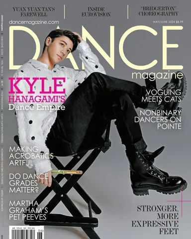 kylehanagami Instagram post about Dance Magazine cover