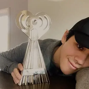 kylehanagami Instagram post about IHeartRadio award