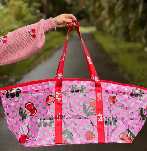 kyliexparkk Instagram post about Bag launch
