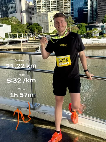 lachlan Instagram post about Fitness achievement