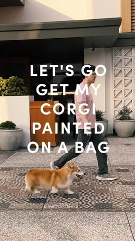 lacorgi Instagram post about Bark Jacobs pet portrait event