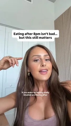 lainijojo Instagram post about Nighttime eating