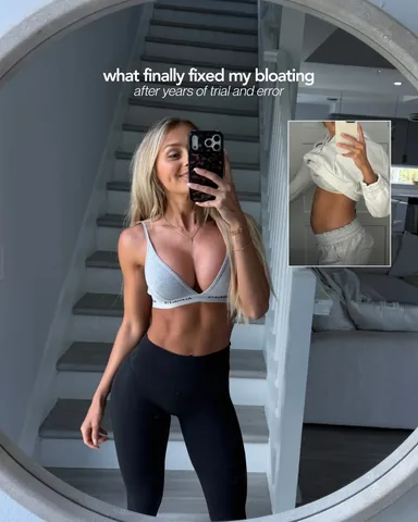 lainijojo Instagram post about Bloating and gut health