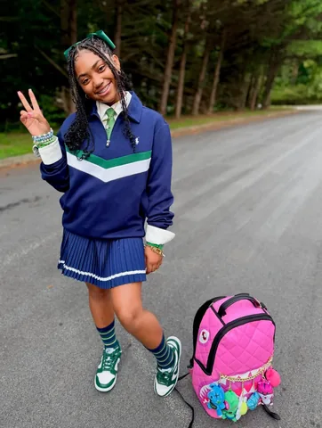 lanilove_ Instagram post about Back to school fashion