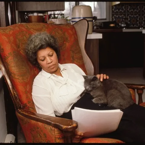 latonyayvette Instagram post about Toni Morrison biography