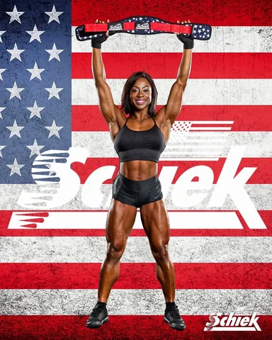 latoryawatts Instagram post about Lifting belt promotion
