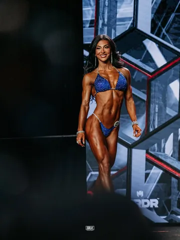 lauraliechap Instagram post about Olympia pre judging