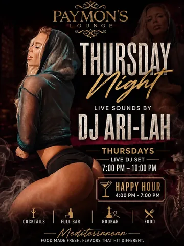 laurendrainfit Instagram post about DJ residency promotion