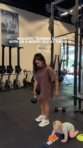 laurenfisher Instagram post about Parent friendly workout