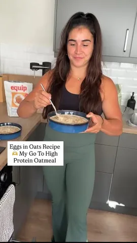 laurenfisher Instagram post about Protein oatmeal recipe