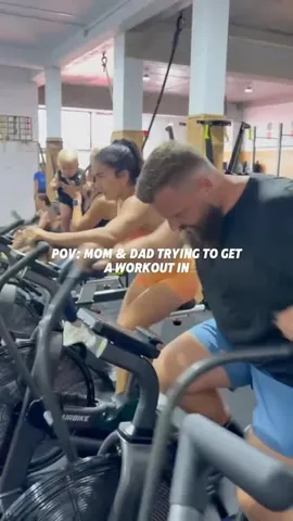 laurenfisher Instagram post about Parenting and exercise