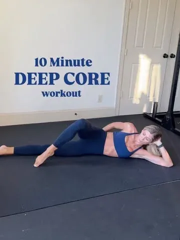laurengleisberg Instagram post about Core workout