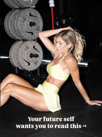 laurengleisberg Instagram post about Fitness plan sale