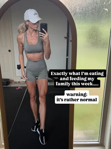 laurengleisberg Instagram post about Meal planning