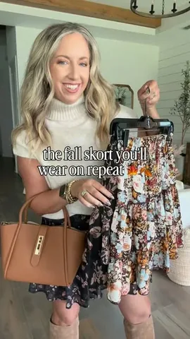 lawoffashionblog Instagram post about Fall skorts