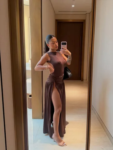 leilanigreen Instagram post about Dubai travel