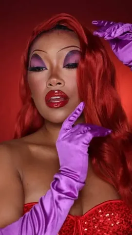 leilanigreen Instagram post about Jessica Rabbit Halloween look