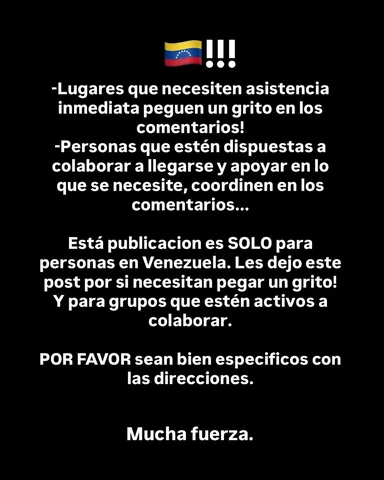 lelepons Instagram post about Solidarity with Venezuela