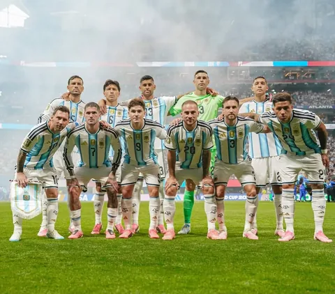 leomessi Instagram post about Argentina team victory