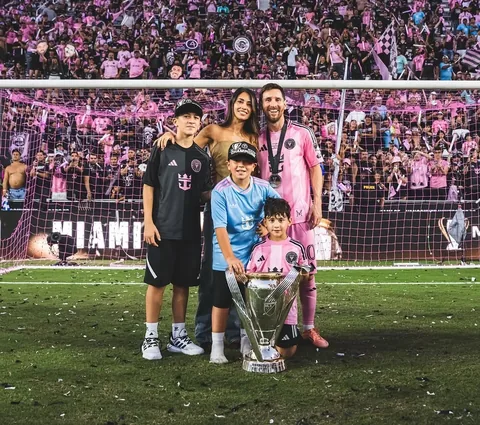 leomessi Instagram post about MLS championship victory