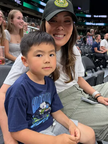 lessthandomesticgoddess Instagram post about WNBA game experience
