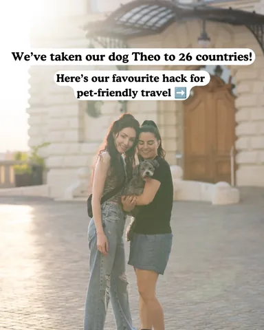 lezseetheworld Instagram post about Pet friendly travel