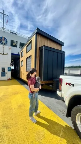 lezseetheworld Instagram post about Tiny house ownership milestone