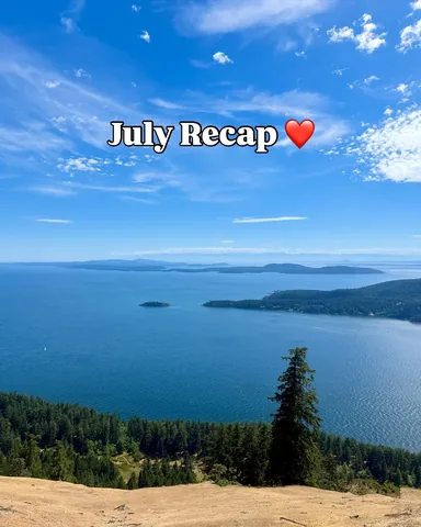 lezseetheworld Instagram post about July lifestyle recap