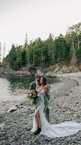 lifewithcollies Instagram post about Acadia elopement