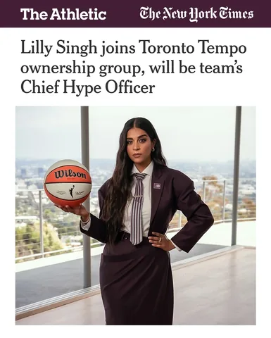 lilly Instagram post about Women’s sports ownership