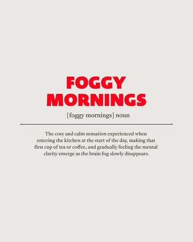 lilypebbles Instagram post about Foggy Mornings series