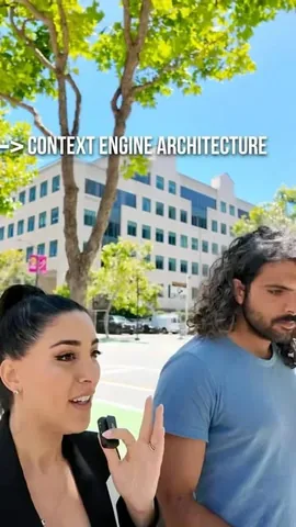 lindavivah Instagram post about Context engine architecture